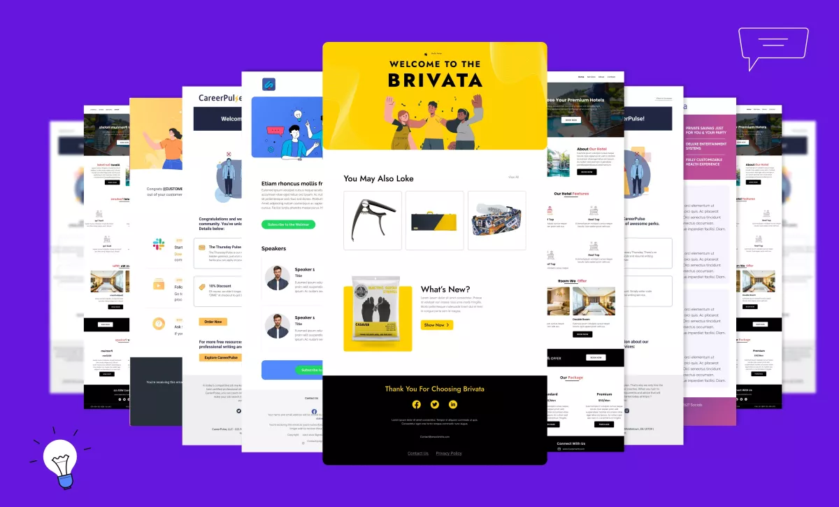 I will do responsive html email template