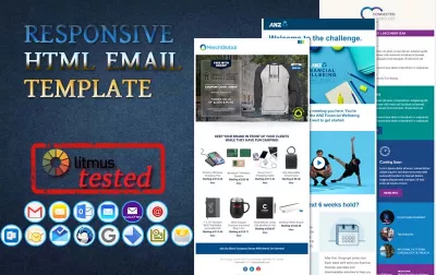 I will do responsive html email template
